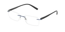 Starck SH2057T 0007 Black/Grey Frames Eyeglasses Brille Hand Made in Italy 55mm