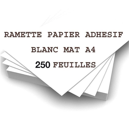 Ramette papier adhesif - ramette,