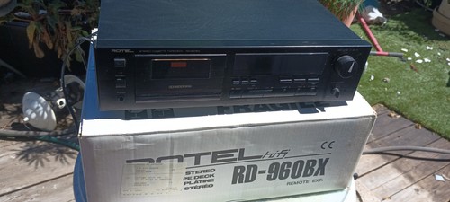 Vintage rotel 960bx stereo - rotel, rd-960bx