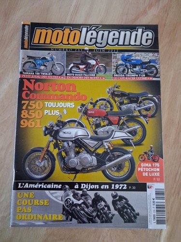 Moto légende 235 2012 - , norton
