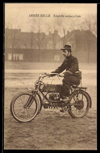 Carte postale moto - , moteur