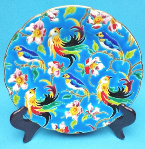 Assiette émaux longwy - Émaux,