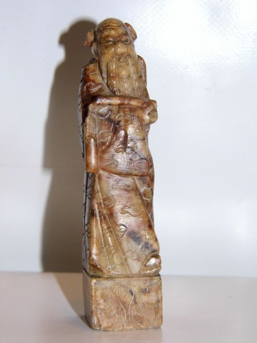 Sculpture ancienne sage - sculpture,