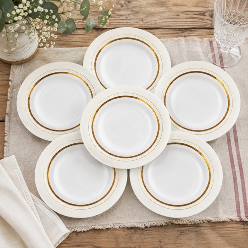 Lot assiettes plates en - 6,
