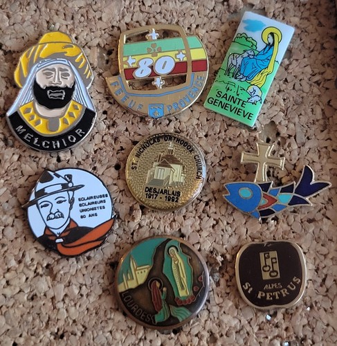 Lot pin religion - pin's, lourdes