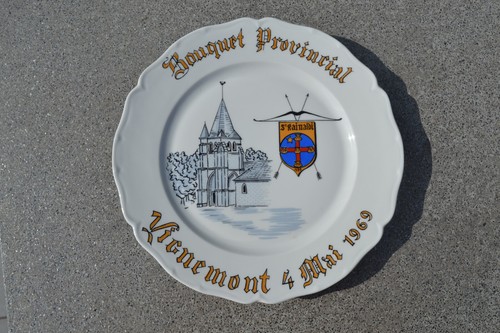 Assiette tir arc bouquet - tir, a