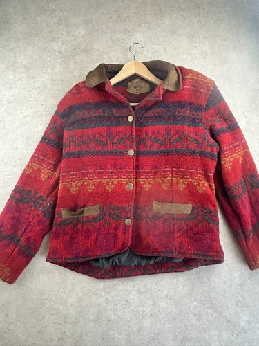 Caban woolrich rouge made - woolrich, in
