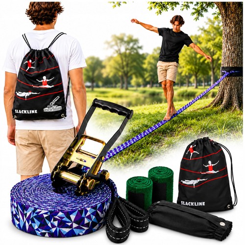 Slackline corde équilibre - slackline,,