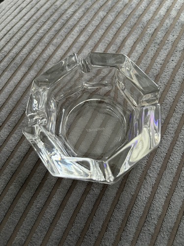 Cendrier cristal octogonal - cendrier, en