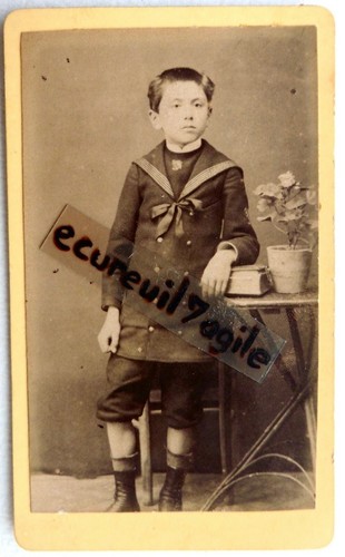 Cdv photo enfant garçon - photo, en