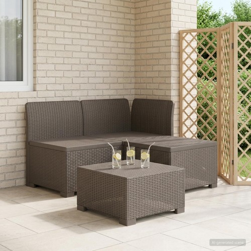 Canapé jardin look - look, rotin