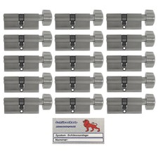 15x Cylindre à Bouton 80mm