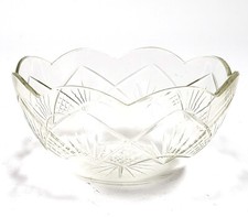 Bol En Cristal Taillé Vintage