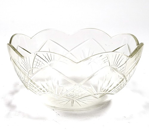 Bol cristal taillé - cristal,