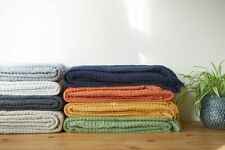 100% Coton Gaufre Style Tissé