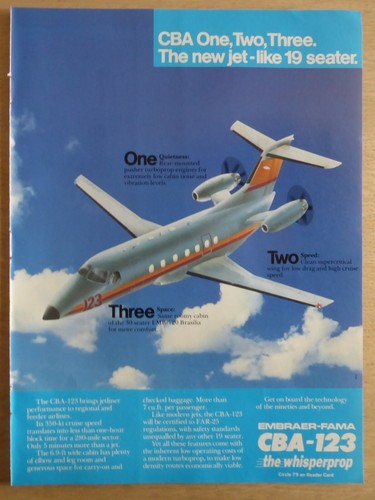 1988 pub avion embraer - 6/1988,
