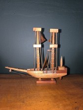 Vintage Deco Marine Wooden Boat Model