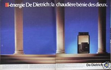 1985 ADVERTISEMENT BY DIETRICH BI-ENERGY THE BOILER BLESSED OF THE GODS - ADVERTISING