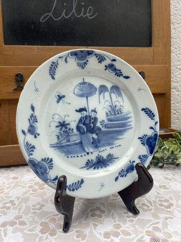 Assiette ancienne delft - assiette, de