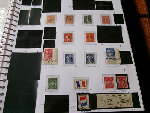 Collection des timbres - , de