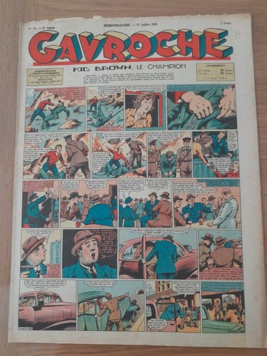 Rare gavroche hebdomadaire - gavroche,