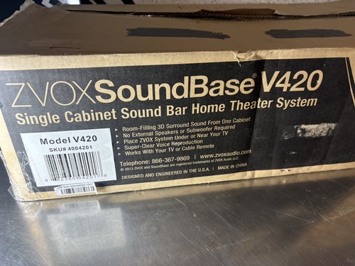 Zvox soundbase v420 barre - zvox, de