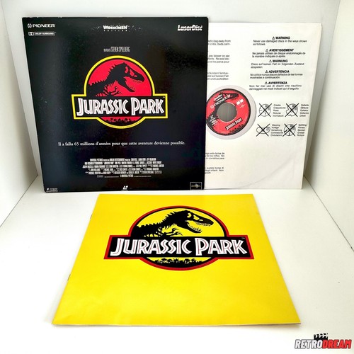 Jurassic park laserdisc pal - jurassic,