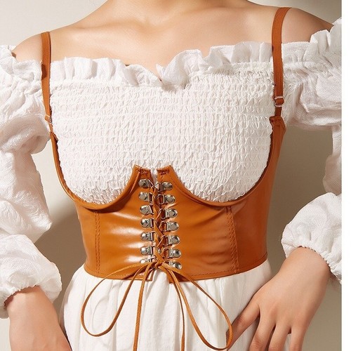 Femme faux cuir - femme, large