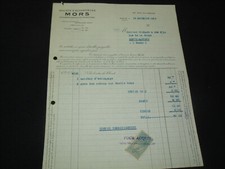 FACTURE ANCIENNE 1920