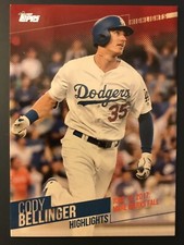 2018 TOPPS CODY BELLINGER HIGHLIGHTS 1/10🔥SSP -  EBAY 1/1