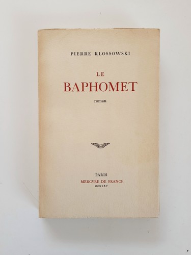 Pierre klossowski baphomet - le,