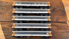 Trains, HO, Lima, rame 5 éléments corail