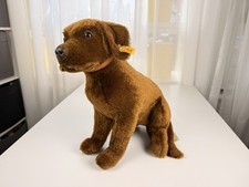 Steiff Tier 078873 Labrador Hassan 40x50cm marron excellent état comme neuf