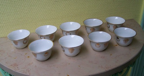 Lot soucoupes tasses thé - lot,