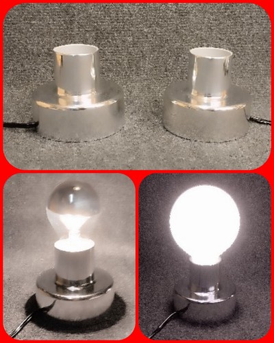 Paire lampes modernistes - de,