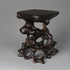 Black Catalpa Wood Solid Wood Root Carving Hollow Base Miniature Bonsai