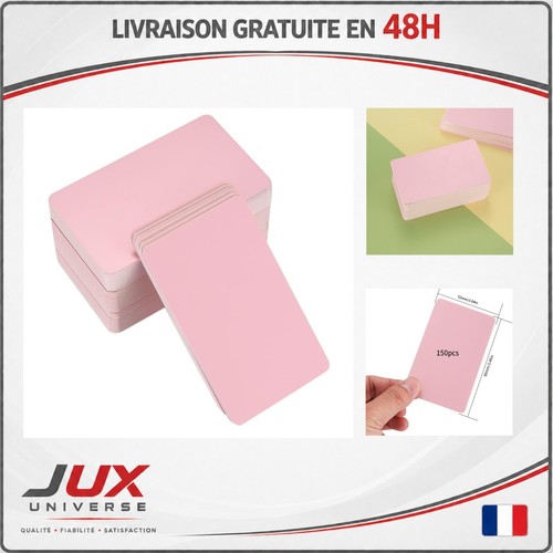 150 cartes papier - 150, rose