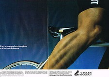 ADVERTISEMENT ADVERTISING 065 1980 LES CYCLES PEUGEOT bicycles (2 pages)
