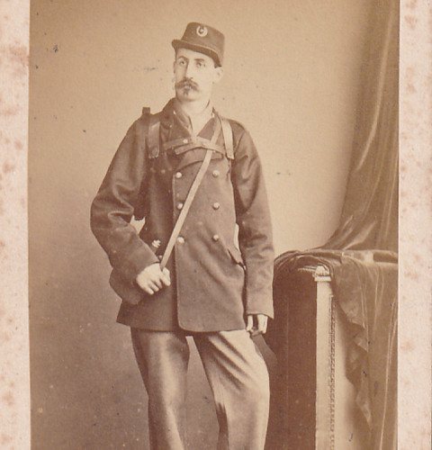 Photo cdv soldat - cdv,