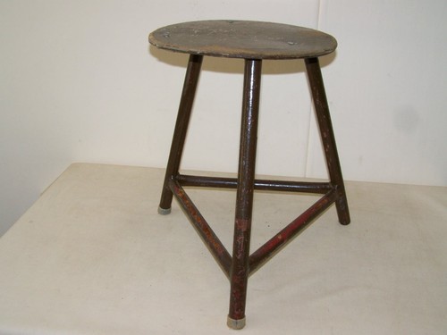 Ancien tabouret atelier - tabouret, d'atelier