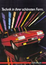 Citroen BX 14 16 19 classic car brochure brochure 1986 28