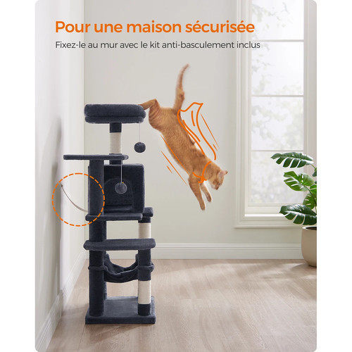 Arbre chat 112cm tour jeux - 112cm,