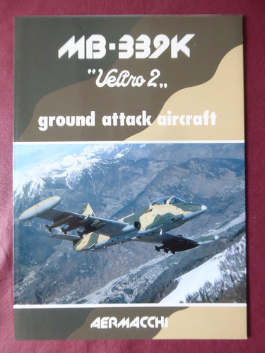 Depliant pub aermacchi 339k - depliant,