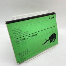 Deutz Fahr Moteur GB 2.50-OC Liste Pièces Détachées -katalog Réparer 1998