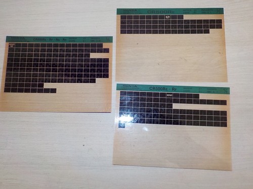 Lot microfiches honda - microfiches,