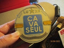 Ancienne Boite Cirage "ça va seul" vide de son ancien Cirage 