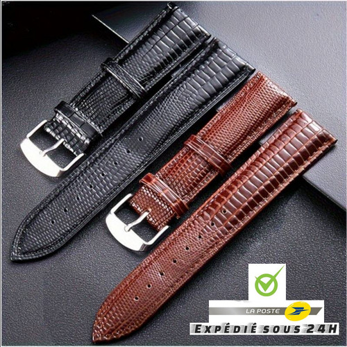 Bracelet montre cuir style - bracelet,