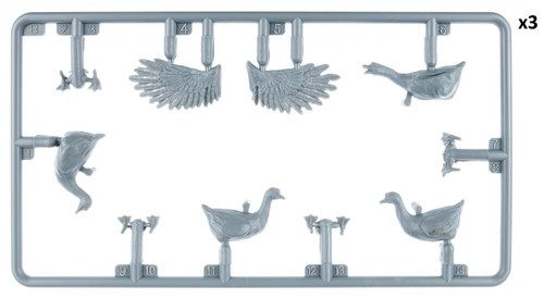 Miniart canards oies 1 35 - oies,