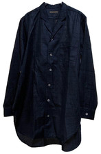 Chemise à col ouvert transparente vintage Yohji Yamamoto des années 80,...