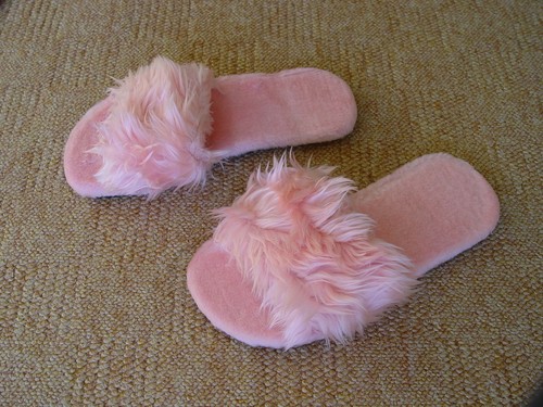 Rose femme plat moelleux - rose,